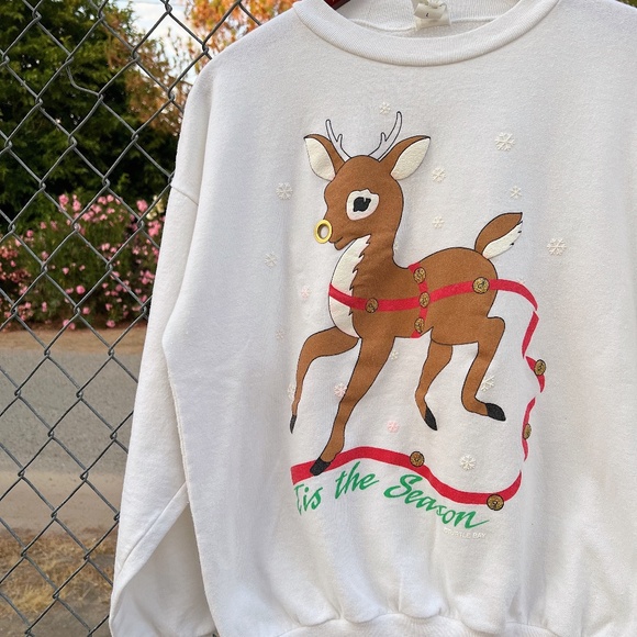 Rudolph the Red Nosed Reindeer Crewneck Sweatshirt - Picture 2 of 12